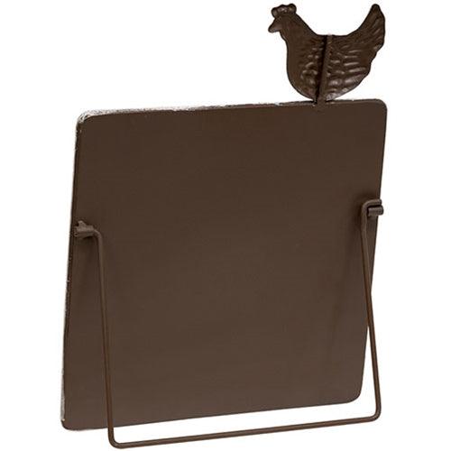 Farmhouse Chicken Chalkboard Easel - The Fox Decor