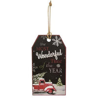 Wonderful Time Hanging Tag Sign - The Fox Decor