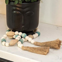 Turquoise Wave Beaded Garland 36 - The Fox Decor