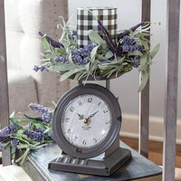 Vintage Dark Gray Old Town Scale Clock - The Fox Decor