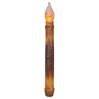 Thumbnail for 9 Burnt Mustard LED Taper - The Fox Decor