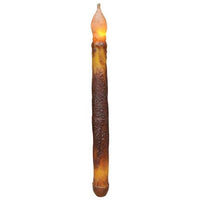 11 Burnt Mustard LED Taper - The Fox Decor