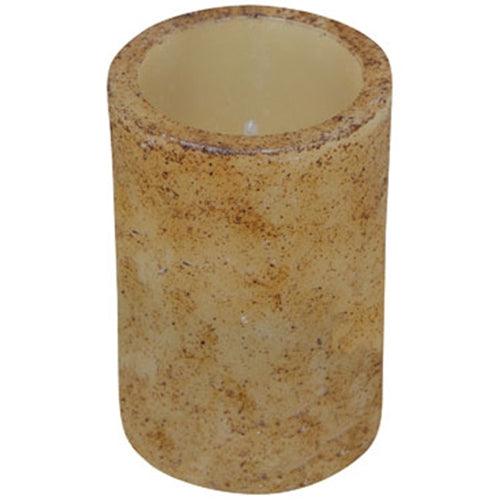 45 Burnt Ivory Timer Pillar - The Fox Decor