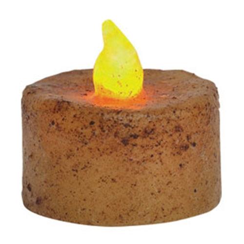 Burnt Ivory LED Tealight - The Fox Decor