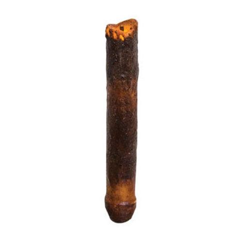 6 Burnt Mustard Drip Timer Taper - The Fox Decor
