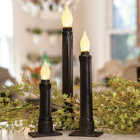 Thumbnail for 4 Black Gloss Timer Taper - The Fox Decor