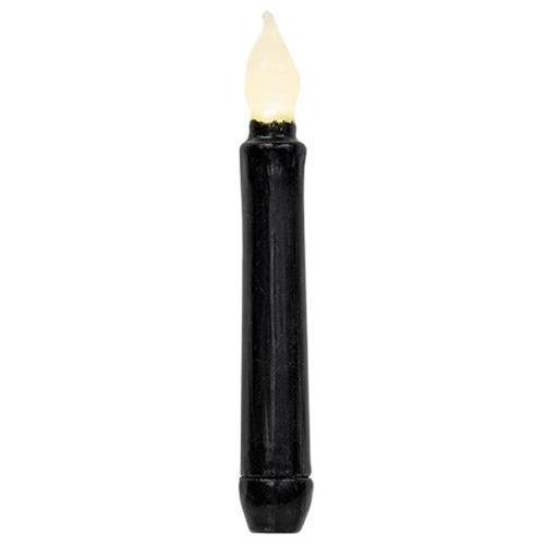 6 Black Gloss Timer Taper - The Fox Decor