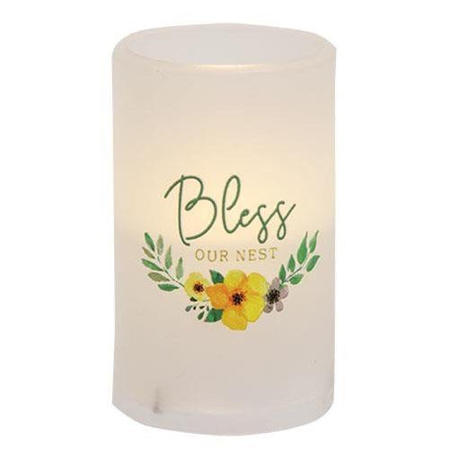 Bless Our Nest Timer Pillar 3 x 5 - The Fox Decor