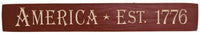 America 1776 Engraved Sign 24 x 35 - The Fox Decor