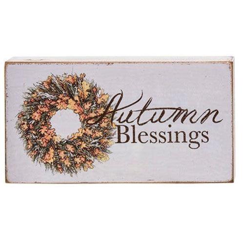 Welcome Autumn Block 2 asstd - The Fox Decor