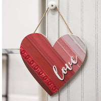 Love Wooden Heart Hanger - The Fox Decor