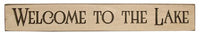 Welcome To The Lake Engraved Sign 24 x 35 - The Fox Decor