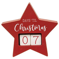 Thumbnail for Days Til Christmas Star Countdown Calendar
