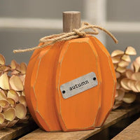 Thumbnail for Orange Autumn Pumpkin Chunky Sitter