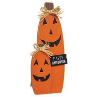 Happy Halloween Jack O Lantern Wood Easel - The Fox Decor