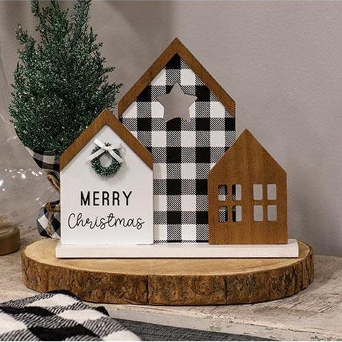 Merry Christmas Woodland Cutout Home - The Fox Decor