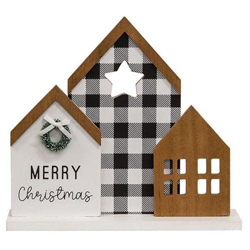 Merry Christmas Woodland Cutout Home - The Fox Decor