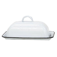 Black Rim Enamel Butter Dish - The Fox Decor