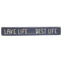 Lake LifeBest Life Engraved Sign 24 x 35 - The Fox Decor