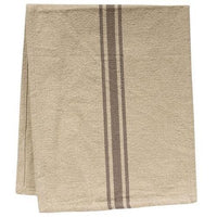 Grain Sack Gray Stripe Short Runner - The Fox Decor