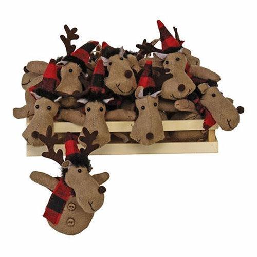 Plush Moose Ornament - The Fox Decor