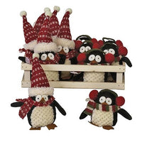 Thumbnail for Plush Penguin Ornament 2 Asstd