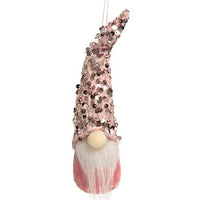 Thumbnail for Pink Sequin Gnome Ornament