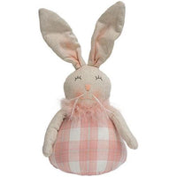 Pink Plaid Bunny - The Fox Decor