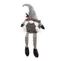 Sm Dangle Leg Mr or Mrs Santa Gnome 2 Asstd - The Fox Decor