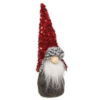 Lg Red Sequin Santa Gnome - The Fox Decor