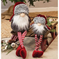 Thumbnail for Lg Dangle Leg Santa Gnome
