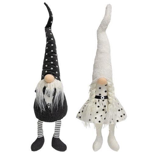 Mr & Mrs Tuxedo Gnome 2 Asstd - The Fox Decor