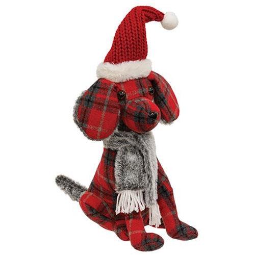 Winter Plaid Dog - The Fox Decor