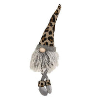 Thumbnail for Leopard Print Dangle Leg Gnome - The Fox Decor