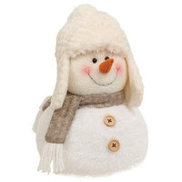 Thumbnail for Cozy Cream Snowman Sitter - The Fox Decor