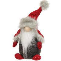 Red Sparkle Trapper Hat Gnome - The Fox Decor