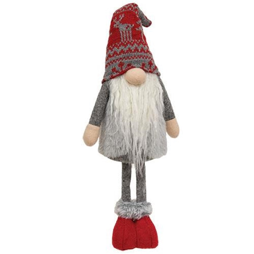 Mr or Mrs Nordic Snowflake Standing Gnome 2 Asstd