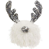 Gray Sequin Sparkle Gnome Ball - The Fox Decor