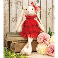 Thumbnail for Red Dress Bunny Doll