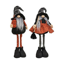 Thumbnail for 2/Set, Mr. & Mrs. Halloween Star Standing Gnome - The Fox Decor