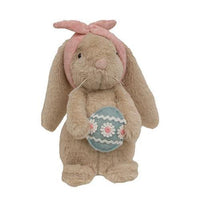 Fuzzy Easter Egg Bunny with Headband - The Fox Decor
