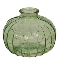Light Green Round Glass Vase - The Fox Decor