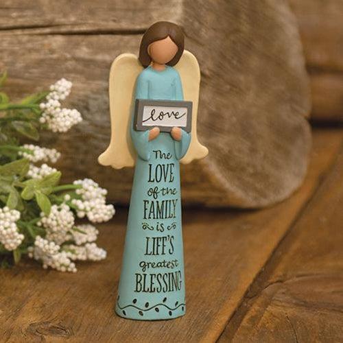The Love of the Family Resin Angel - The Fox Decor