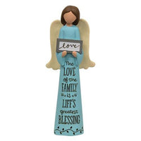 The Love of the Family Resin Angel - The Fox Decor