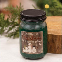 Thumbnail for Together at Christmas Balsam Fir Pint Jar Candle - The Fox Decor