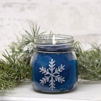 Thumbnail for +Snowflake 6oz Jar Candle Twisted Peppermint - The Fox Decor