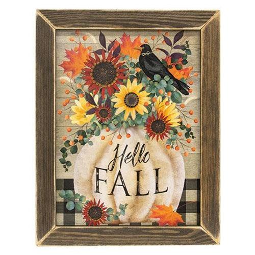 Fall Pumpkin Bouquet Framed Print - The Fox Decor