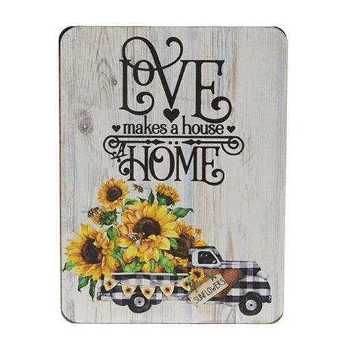Love Makes a House a Home Mini Easel Sign - The Fox Decor
