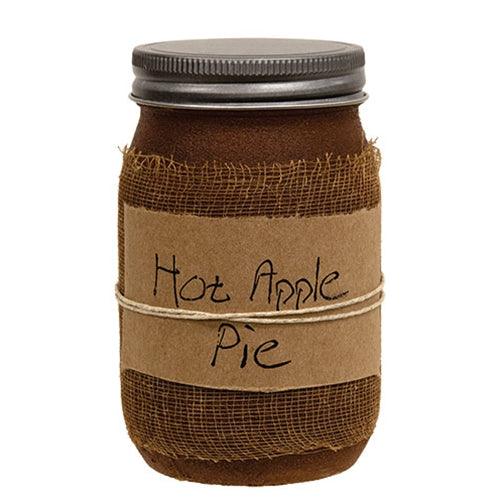 Hot Apple Pie Jar Candle 16oz - The Fox Decor