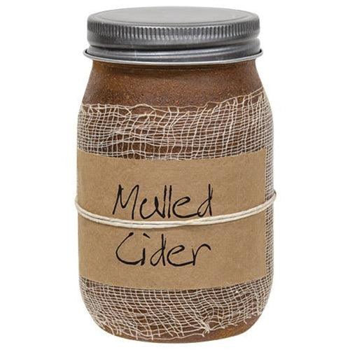 Mulled Cider Jar Candle 16oz - The Fox Decor
